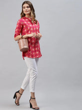 Eshani Pink Rayon Shirt Style Top - Eshani world