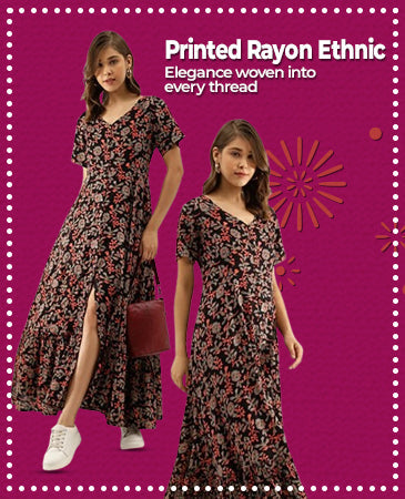 Printed Rayon Ethnic