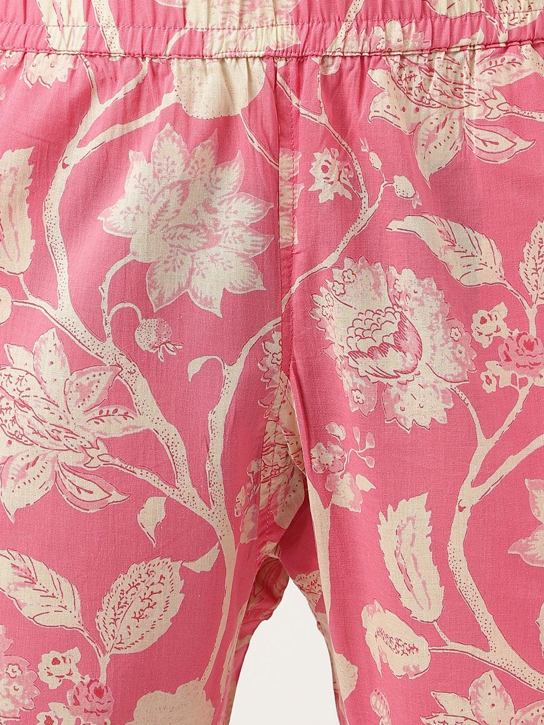 Eshani Pink Printed Loungewear/Nightwear - Eshani world