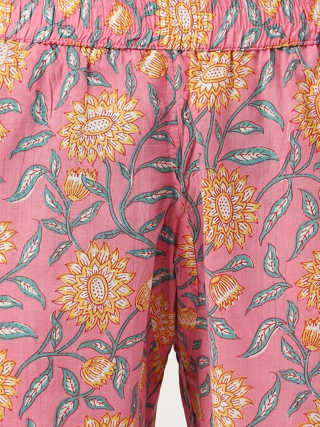 Eshani Dark Pink Printed Loungewear/Nightwear - Eshani world